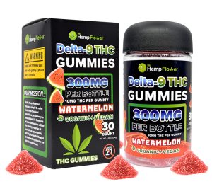 30 Count delta 9 gummies watermelon box