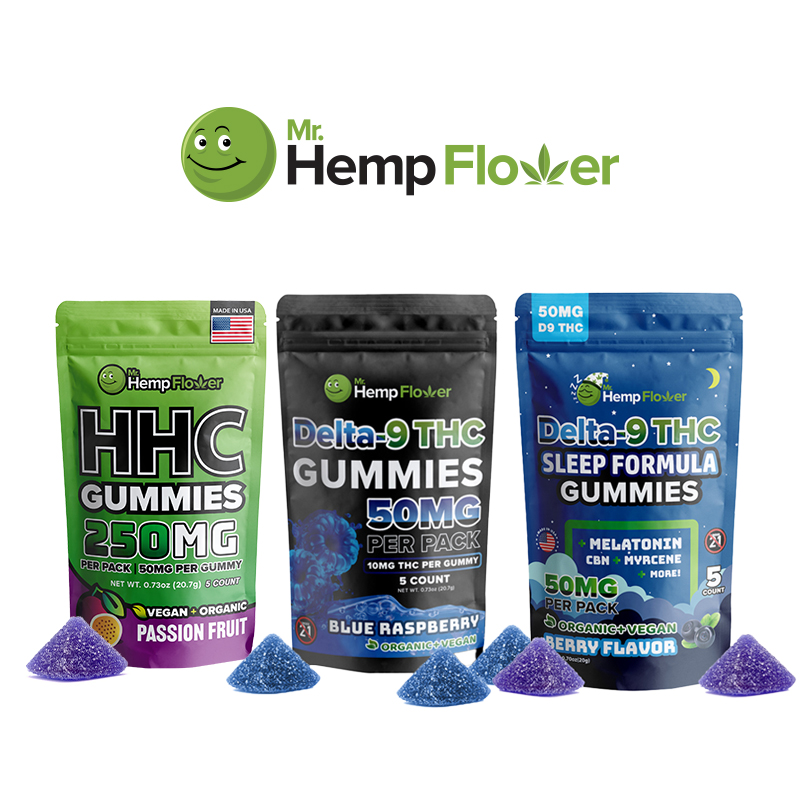 THC Gummies Organic and Vegan 10mg, 25mg, and more!