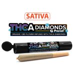 THCa Diamond Infused Pre Rolls - SATIVA