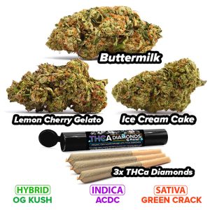 thca flower and preroll bundle