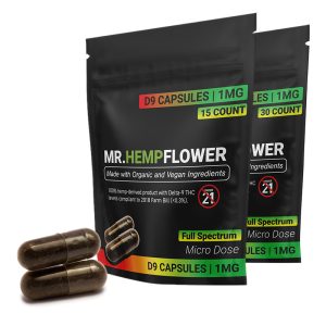Delta 9 Capsules Two Packages